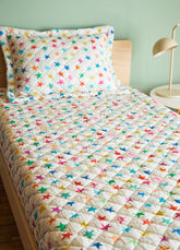 Jogo de Colcha Elástico Infantil - Estrelitas